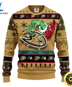 Anaheim Ducks Grinch Christmas Ugly Sweater