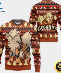 Arcanine Anime Pokemon Ugly Sweater