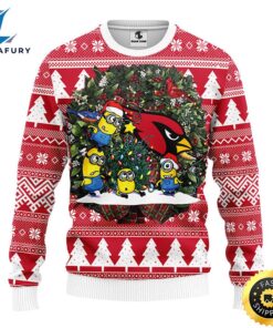 Arizona Cardinals Minion Christmas Ugly…
