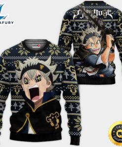 Asta Anime Black Clover Funny Ugly Sweater
