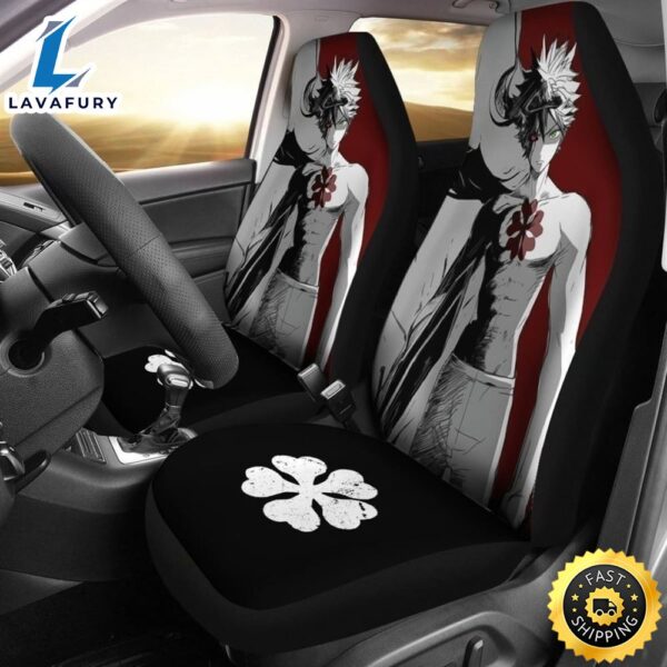 Asta Black Clover Car Seat Covers Anime Fan Gift
