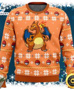 Blaze Charizard Pokemon Ugly Sweater