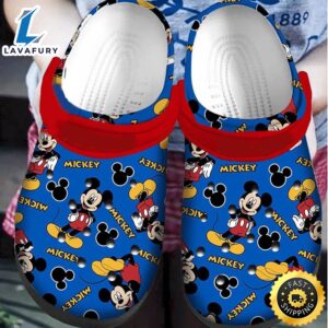 Blue Mickey Mouse Movie Clog Shoes