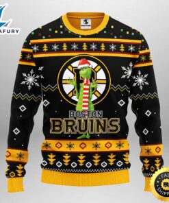 Boston Bruins Funny Grinch Christmas…