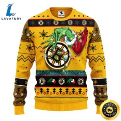 Boston Bruins Grinch Christmas Ugly…