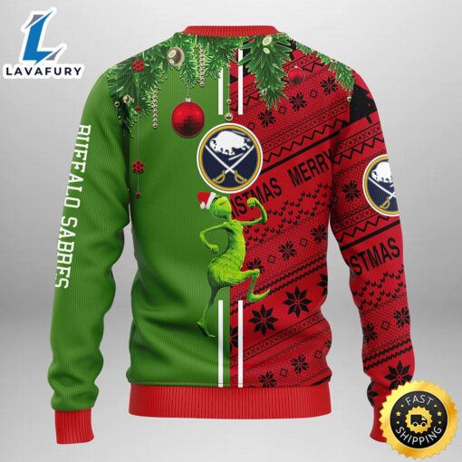 Buffalo Sabres Grinch & Scooby-doo Christmas Ugly Sweater