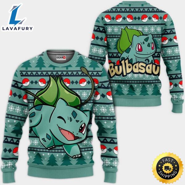 Bulbasaur Anime Pokemon Ugly Sweater