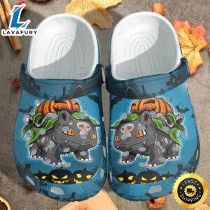 Bulbasaur Pumpkin Halloween Crocs Classic…