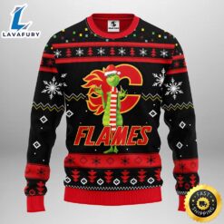 Calgary Flames Funny Grinch Christmas…