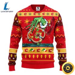 Calgary Flames Grinch Christmas Ugly…