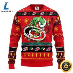 Carolina Hurricanes Grinch Christmas Ugly…