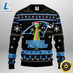 Carolina Panthers Funny Grinch Christmas…