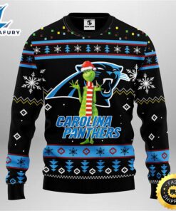 Carolina Panthers Funny Grinch Christmas…
