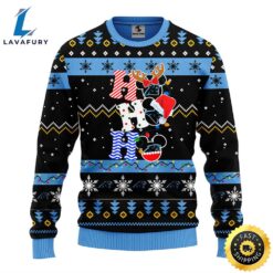 Carolina Panthers HoHoHo Mickey Christmas…