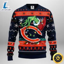 Chicago Bears Grinch Christmas Ugly…