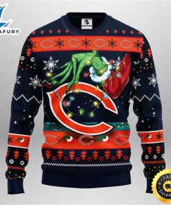 Chicago Bears Grinch Christmas Ugly…