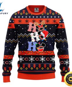 Chicago Bears HoHoHo NFL Mickey Christmas Ugly Sweater