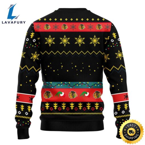 Chicago Blackhawks Grinch Christmas Ugly Sweater