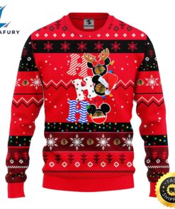 Chicago Blackhawks Hohoho Mickey Christmas…