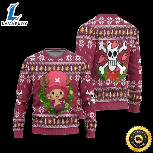 Chopper One Piece Anime Ugly Christmas Sweater