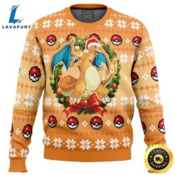 Christmas Charizard Pokemon Ugly Christmas…