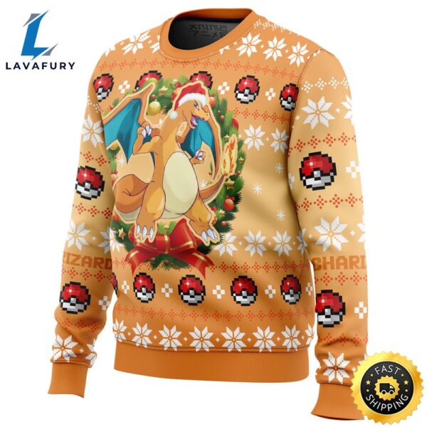 Christmas Charizard Pokemon Ugly Christmas Sweater