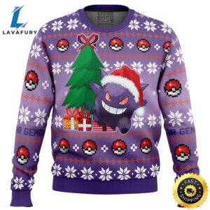 Christmas Gengar Pokemon Ugly Christmas Sweater