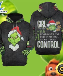Christmas Grinch Girl 3D Hoodie