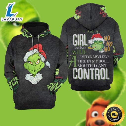 Christmas Grinch Girl 3D Hoodie