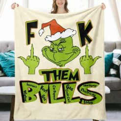 Christmas Grinch Sofa Blanket Throw…