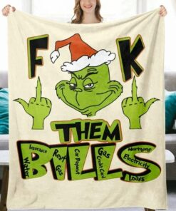 Christmas Grinch Sofa Blanket Throw…