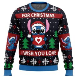 Christmas Love Stitch Ugly Christmas…