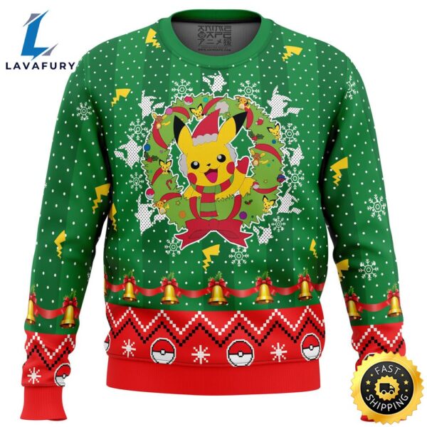 Christmas Pikachu Pokemon Ugly Christmas Sweater