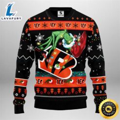 Cincinnati Bengals Grinch Christmas Ugly…