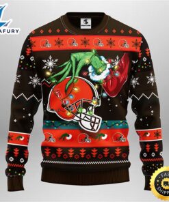 Cleveland Browns Grinch Christmas Ugly…