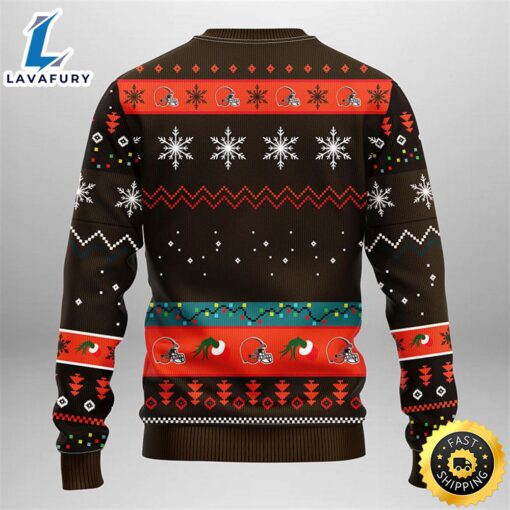 Cleveland Browns Grinch Christmas Ugly Sweater