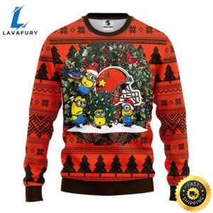 Cleveland Browns Minion Christmas Ugly Sweater