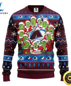 Colorado Avalanche 12 Grinch Xmas…