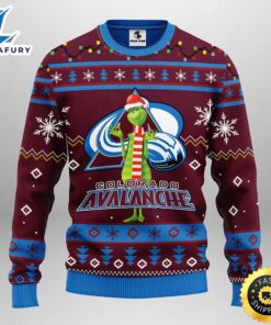Colorado Avalanche Funny Grinch Christmas…