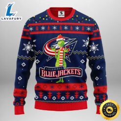 Columbus Blue Jackets Funny Grinch…