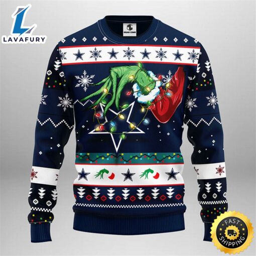 Dallas Cowboys Grinch Christmas Ugly Sweater