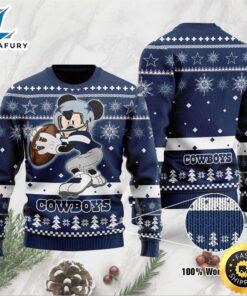 Dallas Cowboys Mickey Mouse Disney Ugly Christmas Sweater