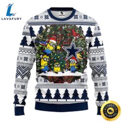 Dallas Cowboys Minion Christmas Ugly…