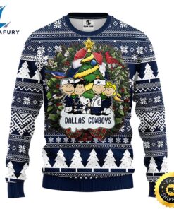 Dallas Cowboys Snoopy Dog Christmas Ugly Sweater