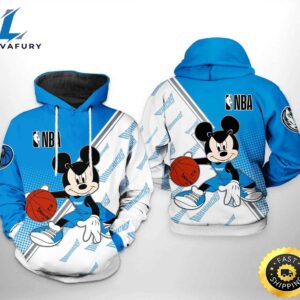 Dallas Mavericks NBA Mickey 3D Printed Hoodie