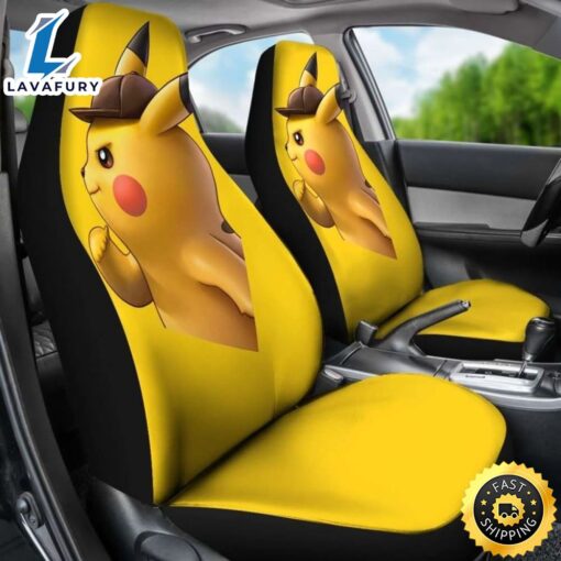 Pokemon Detective Pikachu Car Seat Covers Universal