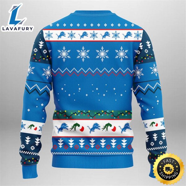Detroit Lions Grinch Christmas Ugly Sweater