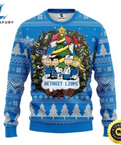 Detroit Lions Snoopy Dog Christmas…