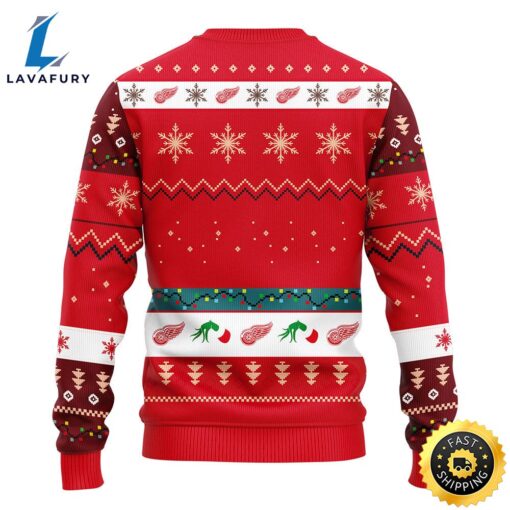 Detroit Red Wings Grinch Christmas Ugly Sweater