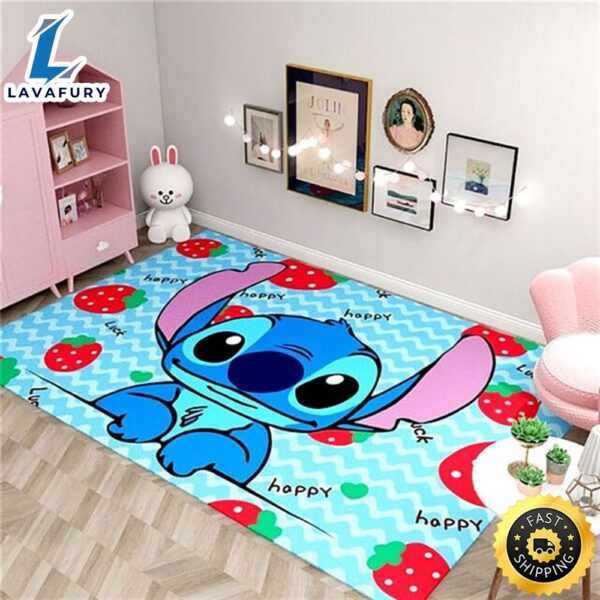 Disney Lilo & Stitch Carpets For Living Room Baby Play Mat Soft Bedroom Carpet